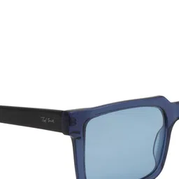 Ted Smith Unisex Rectangle Sunglasses with Polarised and UV Protected Lens image 4