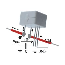 Original WCS2702 Hall Effect based Linear Current Sensor (0-2.0A) image 3