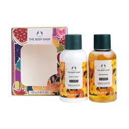 THE BODY SHOP Set Of 2 Hibiscus Hydrating Shower Gel & Body Lotion Gift Set - 50 ml Each-image-69