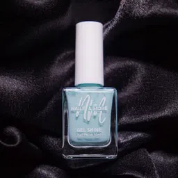 nails & more Gel Shine Glossy Argan Oil Long-Wearing Nail Polish - 10 ml - Light Blue 36-51