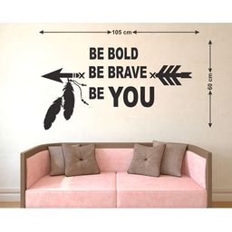 LANSTICK Black Quotes Self-Adhesive Wall Sticker-image-90