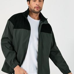 Styli High Neck Windbreaker Sporty Jacket-image-44