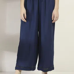 Rangriti Women Knitted Palazzos-57