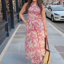 Moda Rapido Women Floral Print Straight Kurta with Palazzos-picture-6