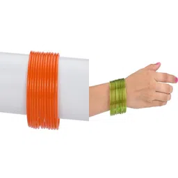 1ST TIME Women Orange Bangle-81
