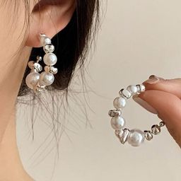 AKISON JEWELS Silver-Plated Earrings-image-50