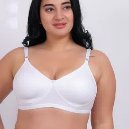 Fabme Pack Of 3 Plus Size Full Coverage Non Padded Everyday Bra-49