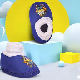 Dhairya Collection Kids Cotton Minions Booties-picture-45