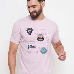 Duke Men Typography Printed Round Neck Cotton Slim Fit T-shirt-image-44