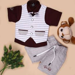 V-Mart Boys Shirt with Shorts-image-40