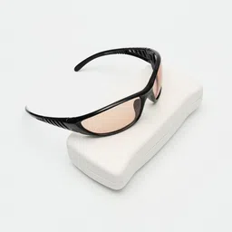 PELLE LUXUR Unisex Rectangle with UV Protected Lens Sunglasses PL25GS223-4