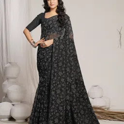 Garden Vareli Floral Printed Saree-picture-11