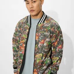 The Souled Store Men Reversible Varsity Jacket-image-60