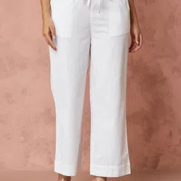 Fabindia Women High-Rise Trousers-image-13