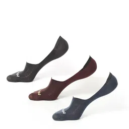 OLWEN Men Pack Of 3 Patterned Odour Free Shoe-Liner Socks-image-60