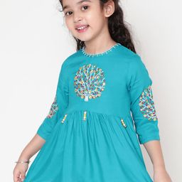 Miss & Chief Floral Embroidered Top-image-94