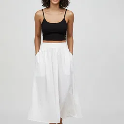 Trendyol Flared Midi Skirt-picture-42