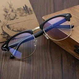 LEGEND EYEWEAR Unisex Half Rim Square Sunglasses With UV Protected Lens SGLHBHYVD4DGM4H8-49