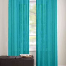Dekor World Multicoloured Set of 2 Sheer Window Curtain-4