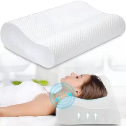 NP-HVRD White Memory Foam Orthopedic Pillow-55