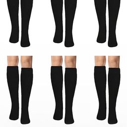 MUKHAKSH Unisex Black Socks-image-43