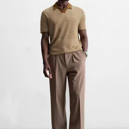 Mast & Harbour Men Mid-Rise Pleated Trousers-picture-15
