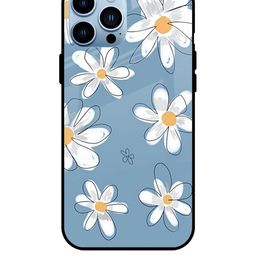 QRIOH Floral Printed iPhone 13 Pro Max Back Case Mobile Accessories-image-88