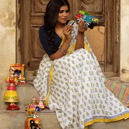Moda Rapido Silk Cotton Chanderi Saree-picture-0