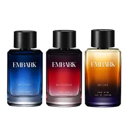 EMBARK Men Set Of 3 Eau De Parfum - My Story + My Passion + My Life - 100ml Each-4