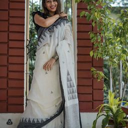 Anjaneya Sarees Chanderi Saree-image-19