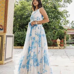 Ragavi Printed Ready to Wear Lehenga & Blouse With Dupatta image 3