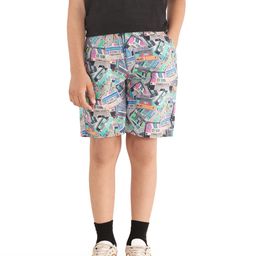 RARE ONES Boys Printed Cotton Mid-Rise Shorts-image-76