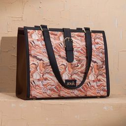 ZOUK Women Abstract Printed Shopper Tote Bag-image-52