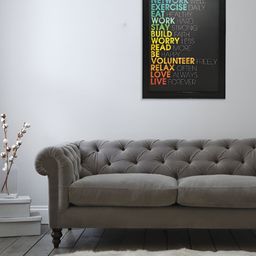 Chaque Decor Black & Yellow 1 Piece Wood Abstract Wall Paintings-image-26