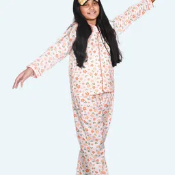 Modish Girls Printed Night Suit-picture-27