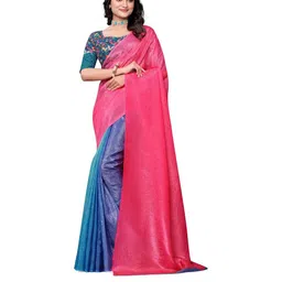PARVOTSAV Multi Polyester Saree-image-61