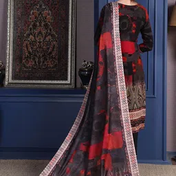 Berrylicious Abstract Printed Beads and Stones Kurta with Trousers & Dupatta image 5