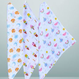 BAESD Pack Of 3 Printed Baby Wash Cloths-image-89