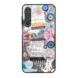 QRIOH Divine Flow Printed Sleek & Lightweight Silicone Samsung Galaxy M35 5G Back Case-picture-32