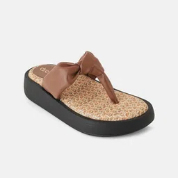 DressBerry Textured Flatform Sandals-picture-21