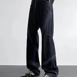 StyleCast x Revolte Solid Men Mildly Cotton Distressed Jeans-image-30