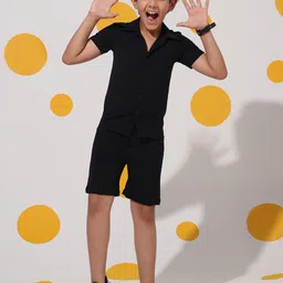 Cherry & Jerry Boys Short Sleeves Shirt With Shorts-image-11