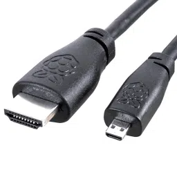 Official Raspberry Pi Micro HDMI to Standard HDMI (A/M) Cable- 1m, Black-18