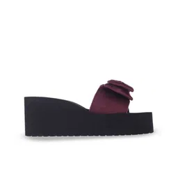 ROSVI Platform Heel Sandals With Bows image 2