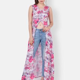 BAESD Floral Print Maxi Longline Top-picture-15