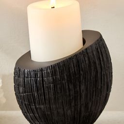 Home Centre Romo Est Nico Black Candle Holder-image-54
