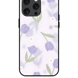 QRIOH Floral Printed iPhone 15 Pro Max Back Case Mobile Accessories-image-126
