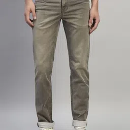 Cantabil Men Original Straight Fit Mid-Rise Light Fade Stretchable Jeans-image-70