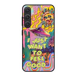 QRIOH Space Trip Printed Lightweight Silicone Samsung Galaxy S25 5G Glass Back Case-image-91