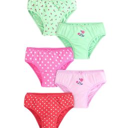 Honeyhap Girls Pack Of 3 Printed Mid Rise Briefs-42